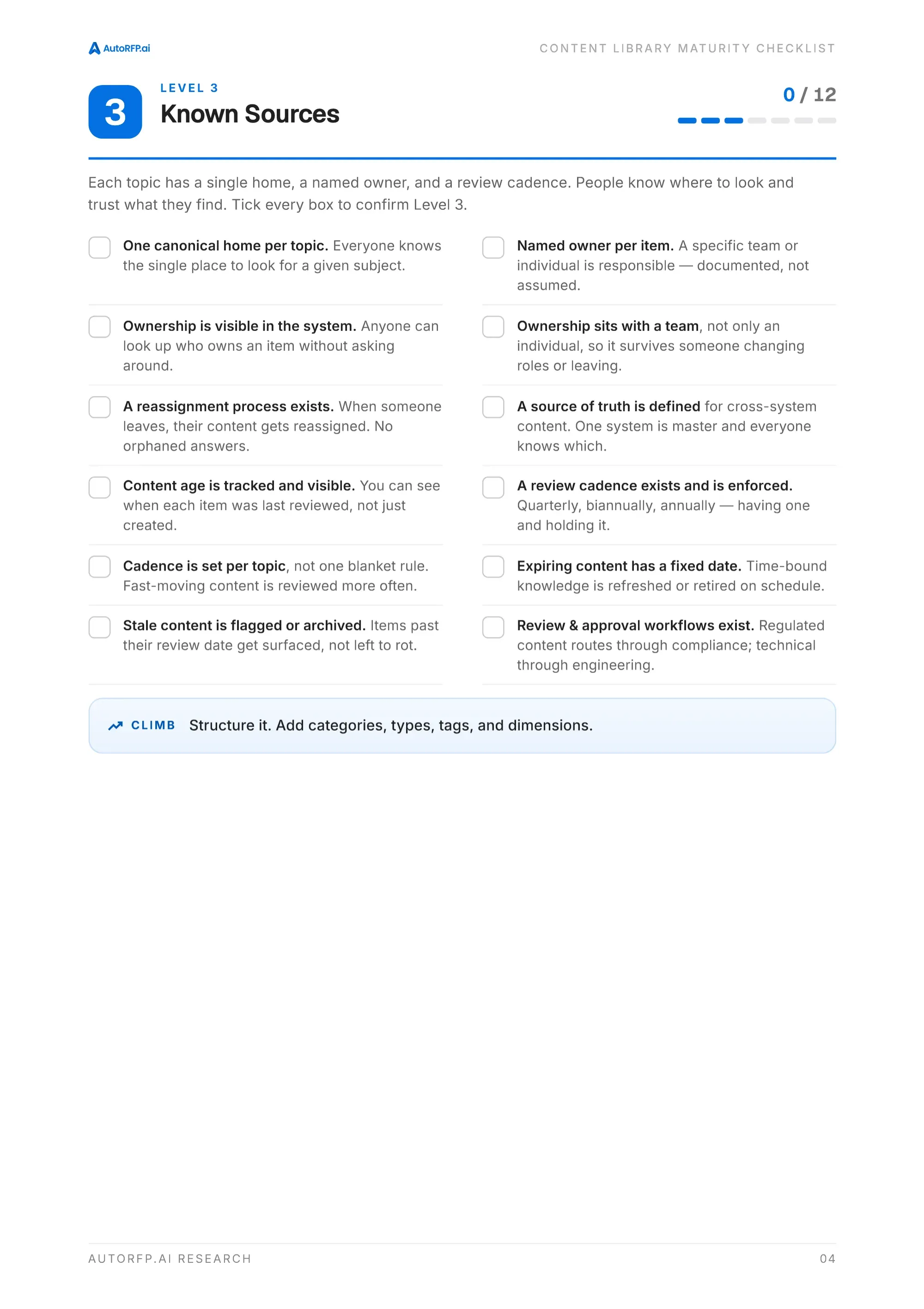 Content Library Checklist: Is Your Library Ready for AI?, page 4