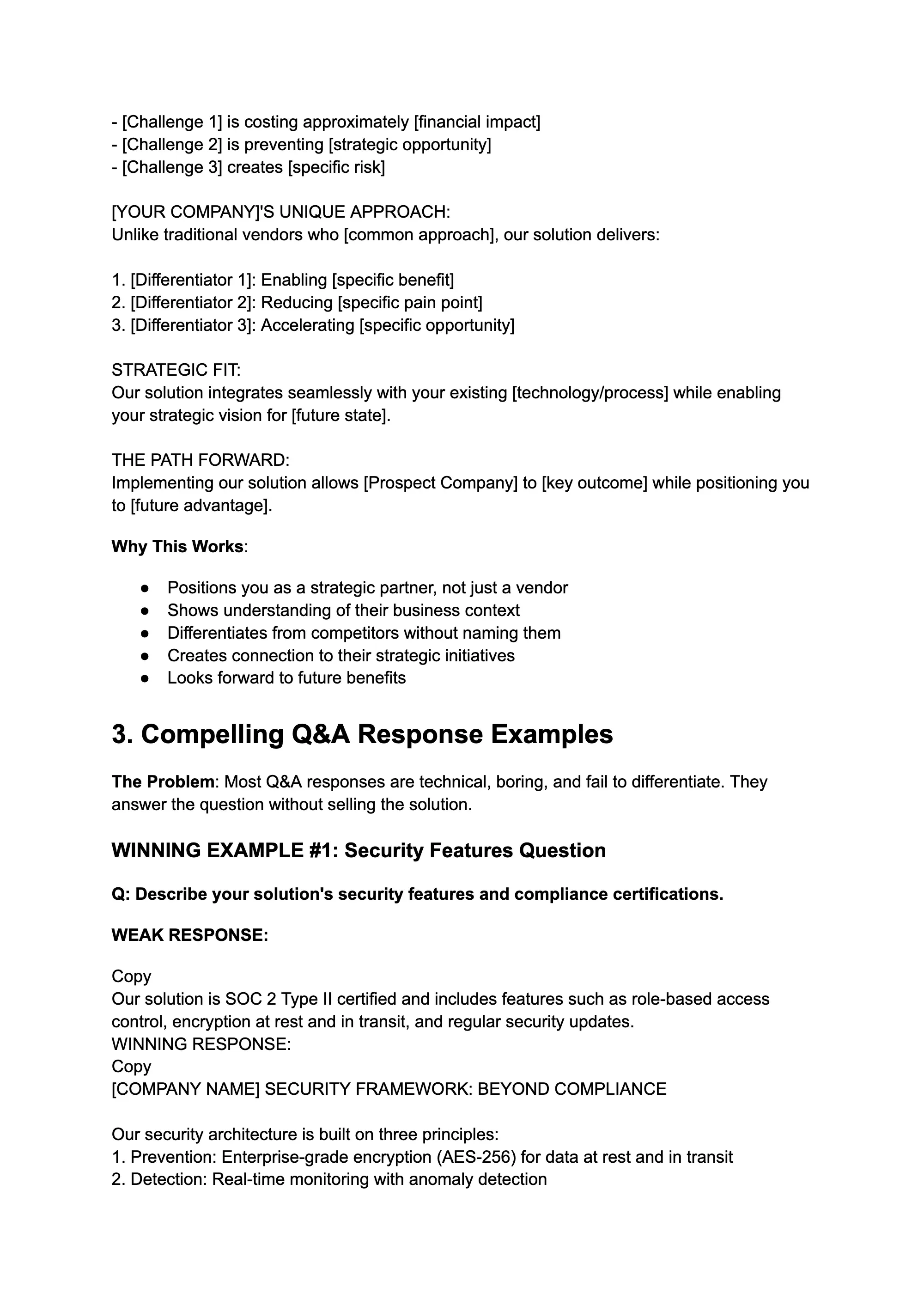 Winning RFP Response Examples, page 4