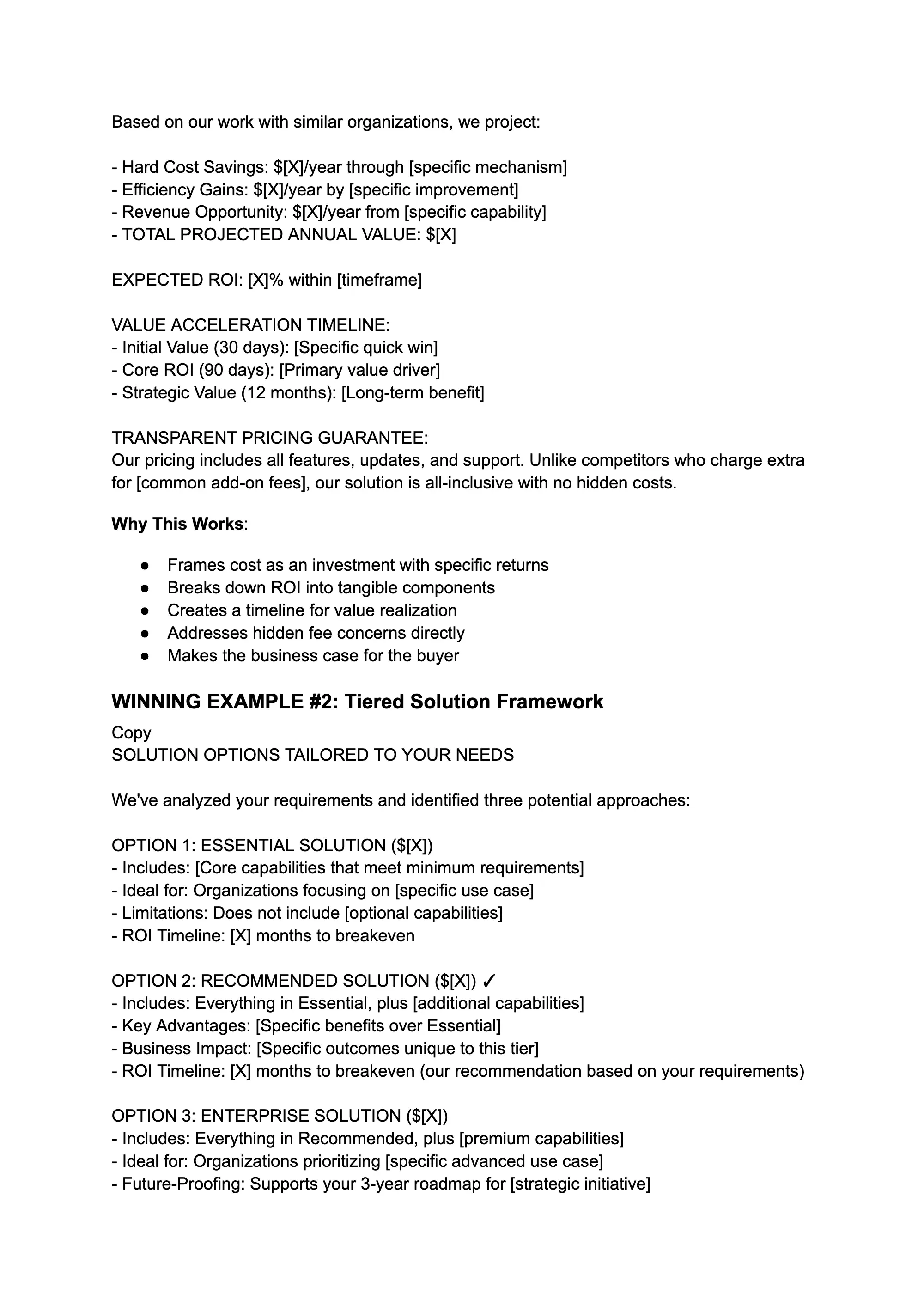 Winning RFP Response Examples, page 7
