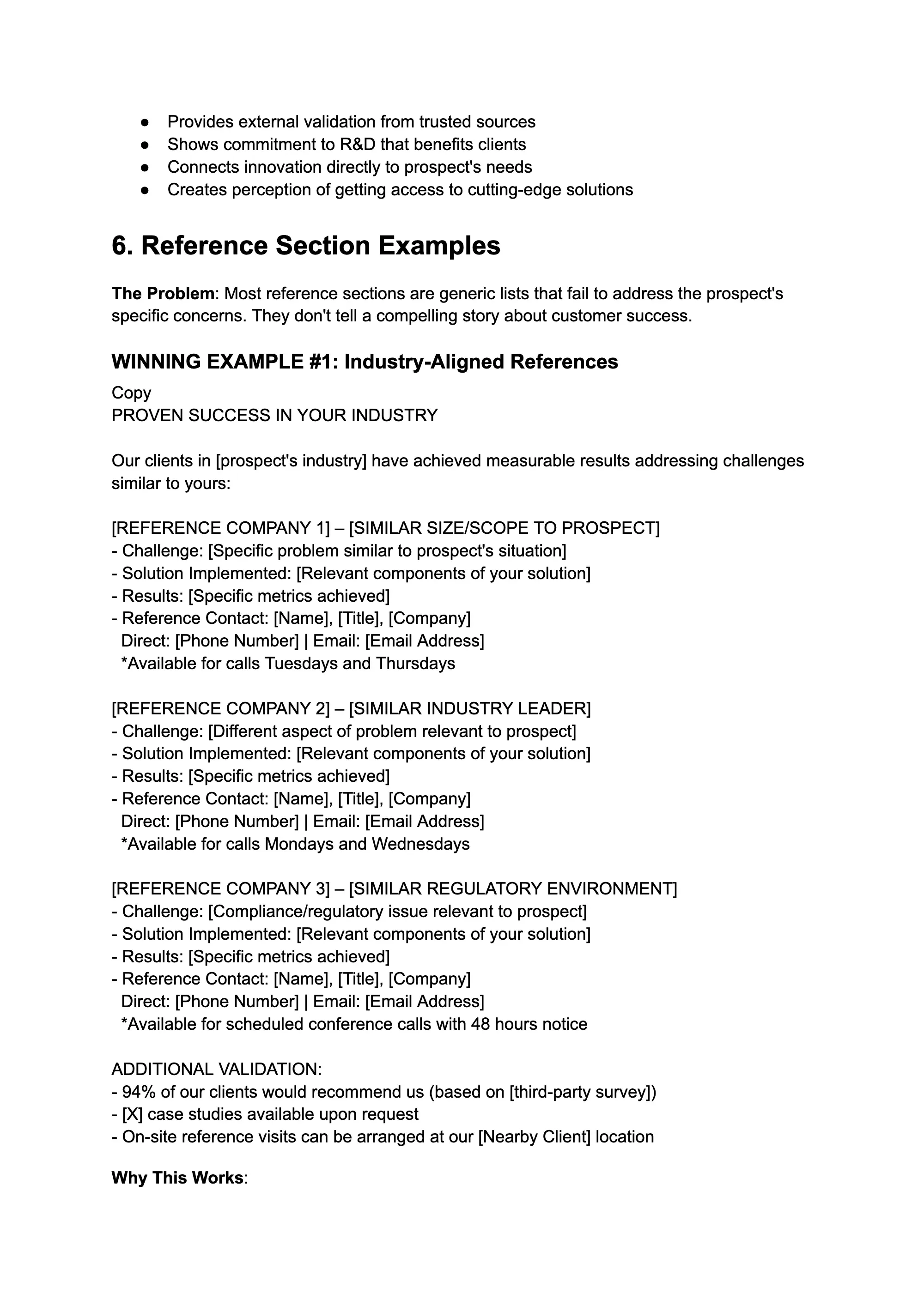 Winning RFP Response Examples, page 10