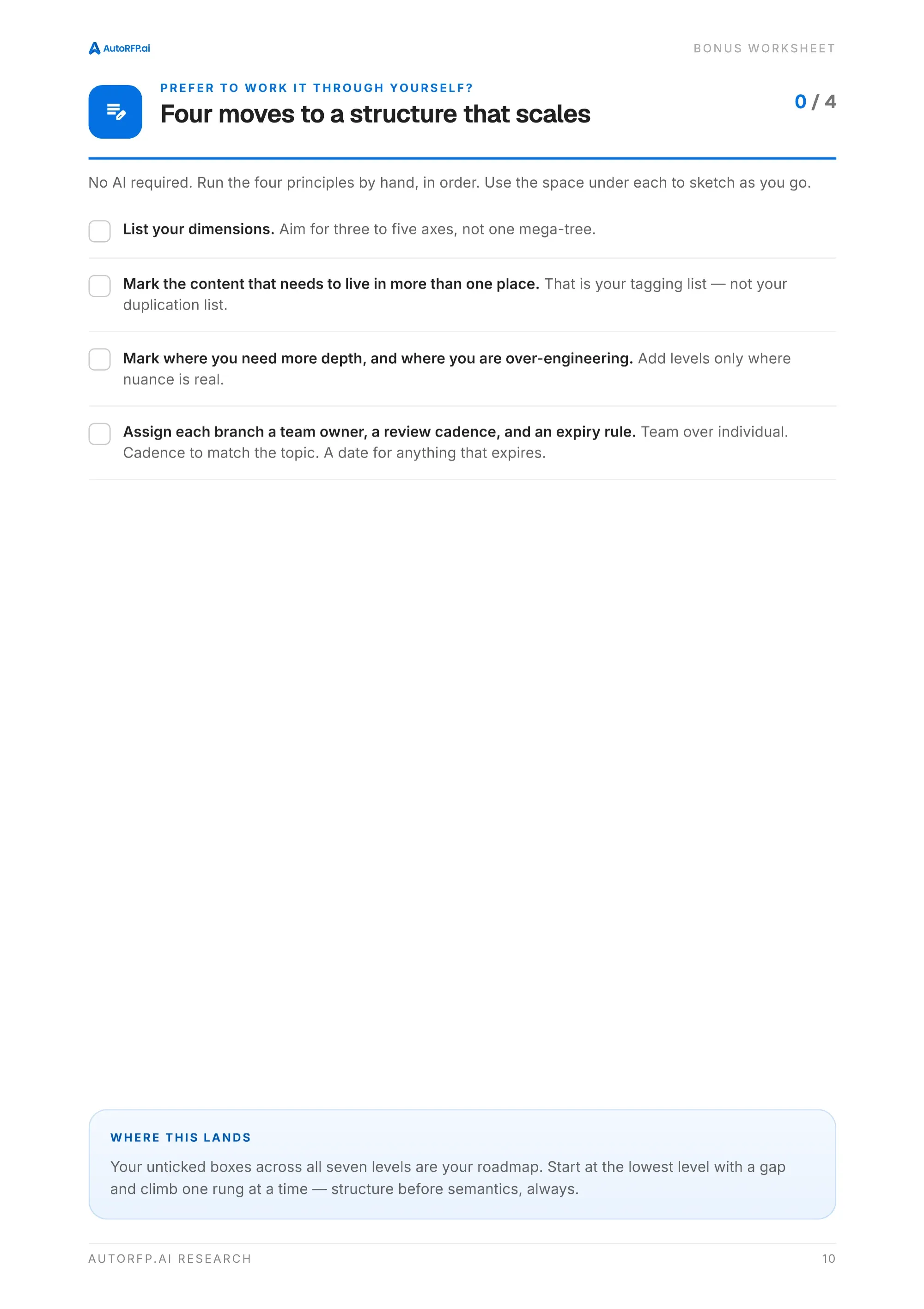 Content Library Checklist: Is Your Library Ready for AI?, page 10