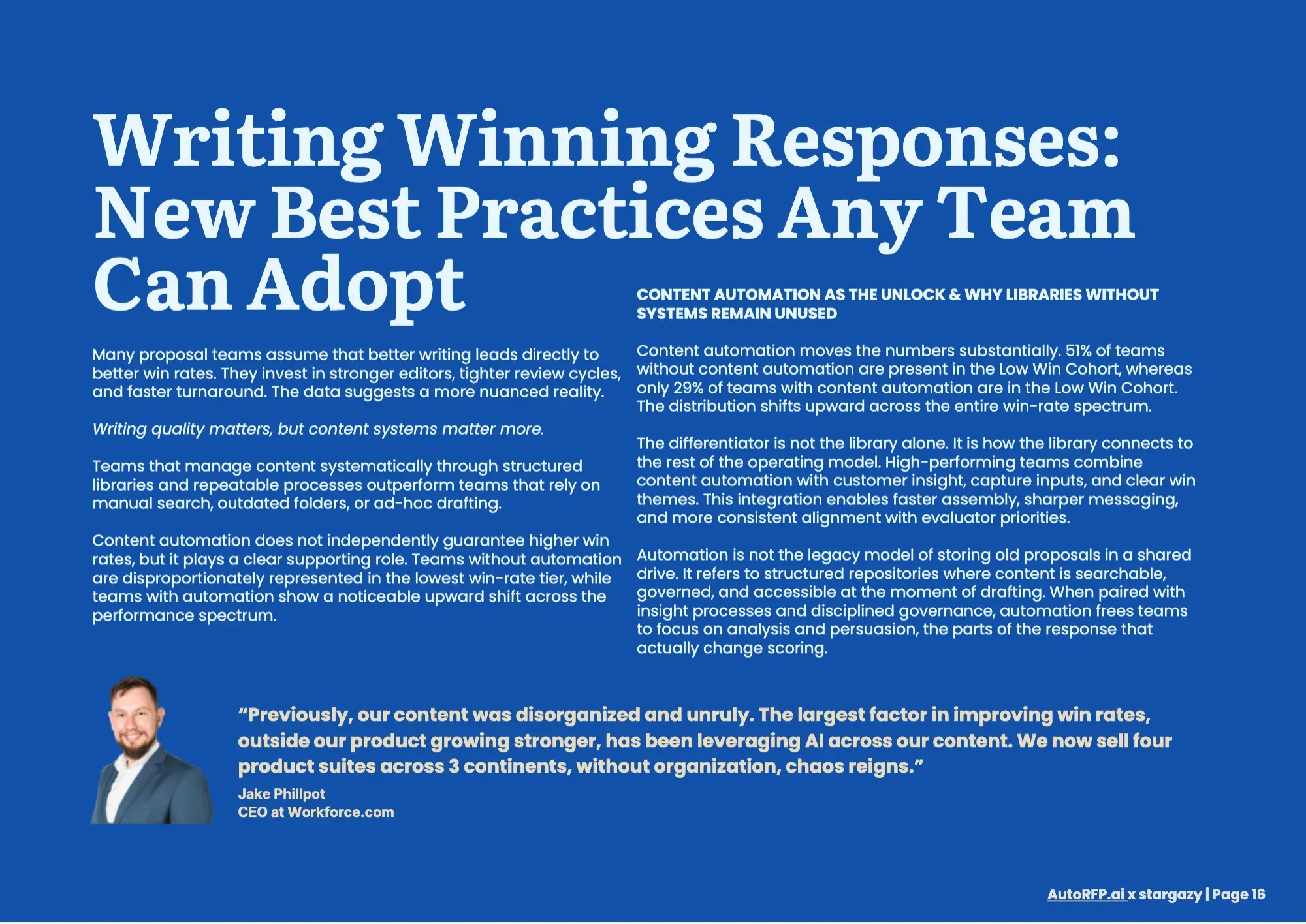 Proposal Win Rate Report 2026, page 18