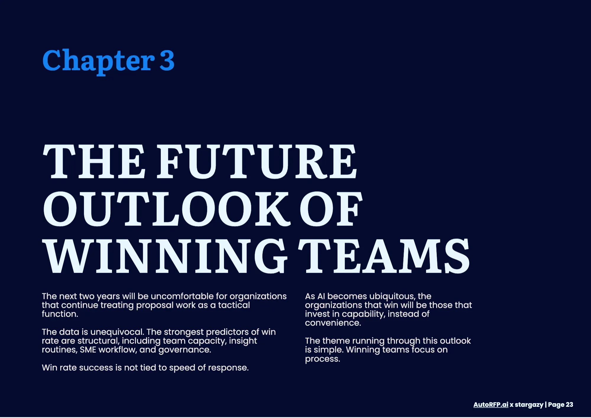 Proposal Win Rate Report 2026, page 25