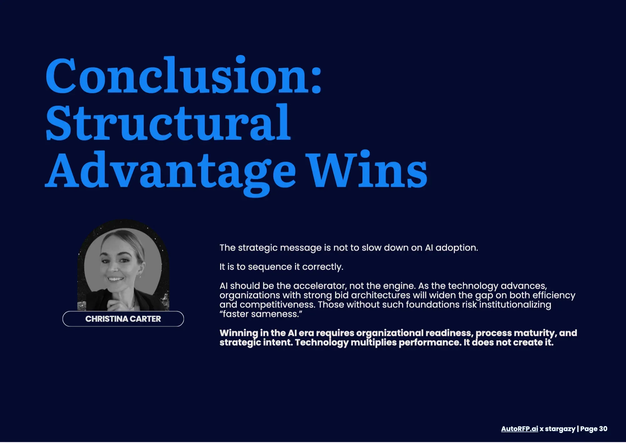 Proposal Win Rate Report 2026, page 32