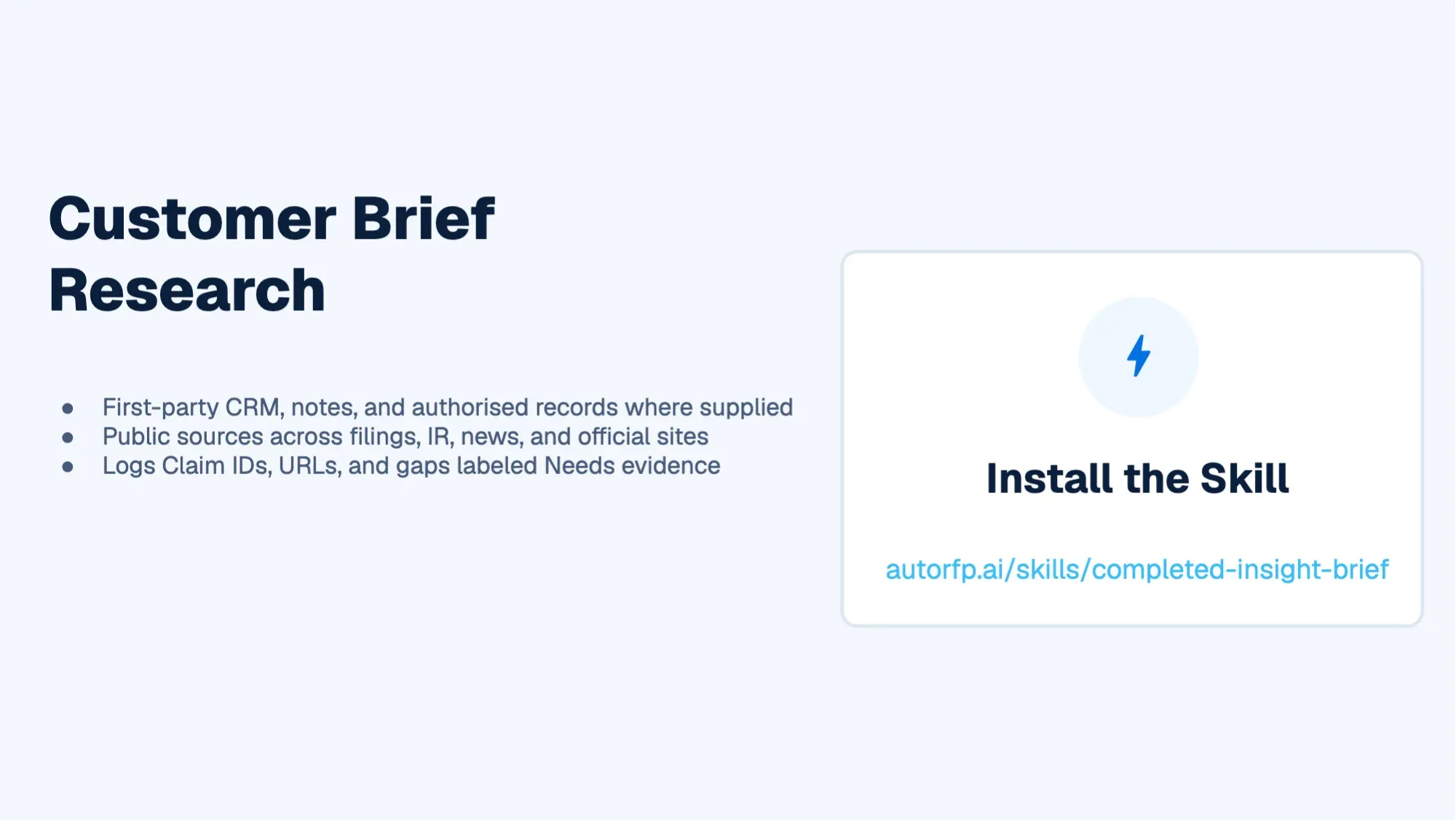 How to Win RFPs with Customer Insight: Slides, page 44