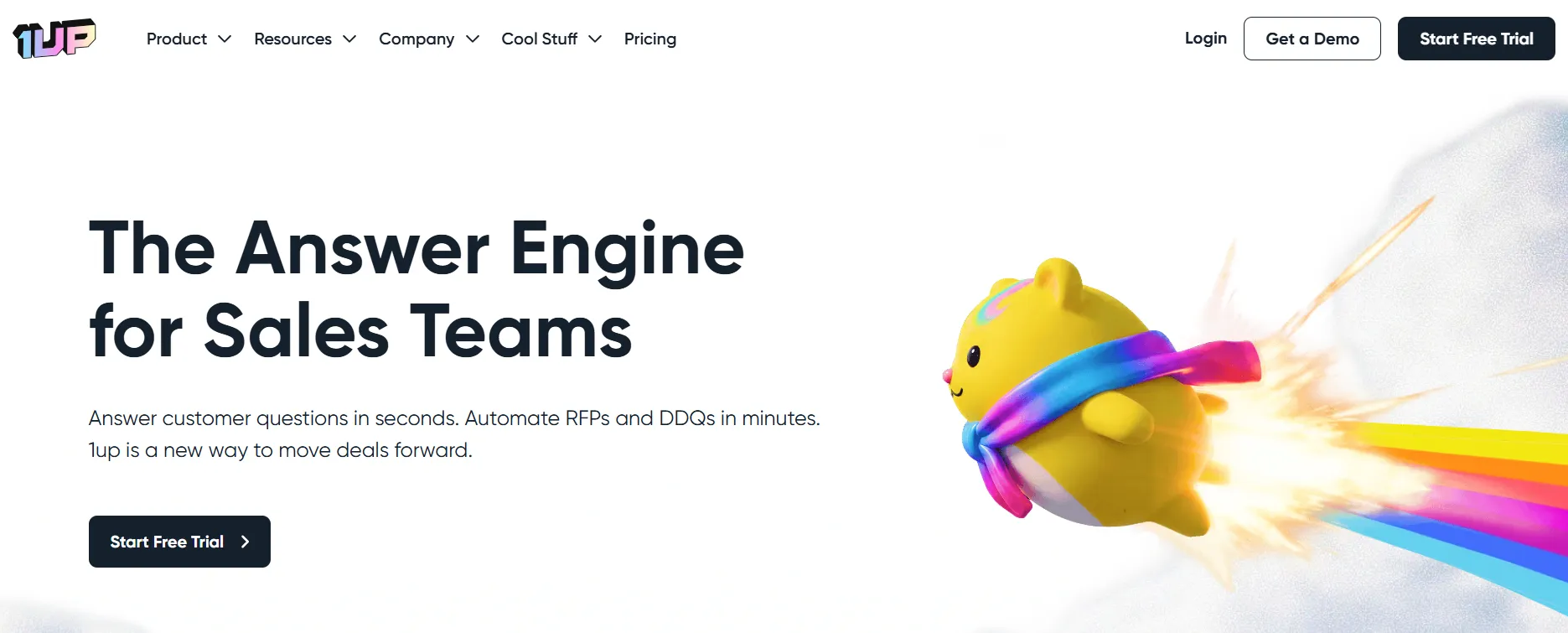 1up lightweight questionnaire and knowledge automation platform
