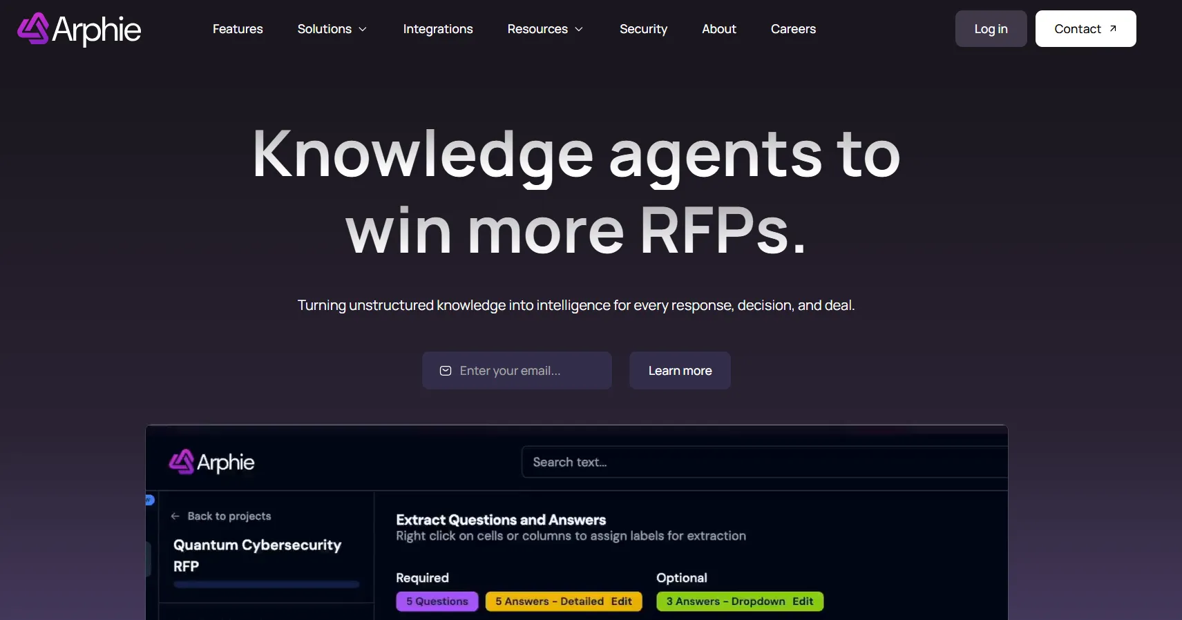 Arphie cited drafting and narrative enterprise platform