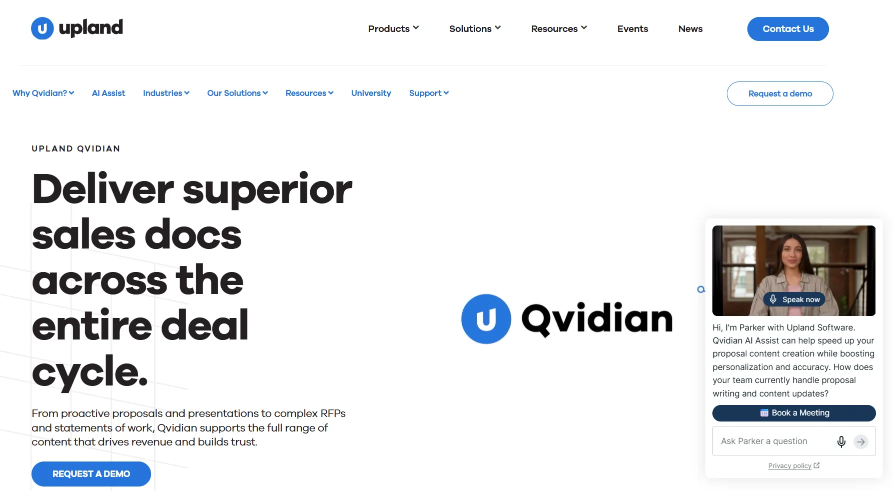 Upland Qvidian homepage