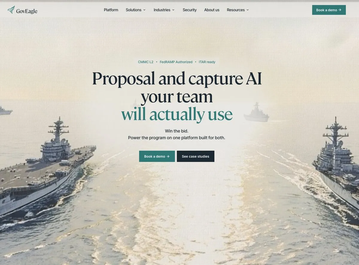 GovEagle: AI-Native Business Development, Capture, and Proposal Platform for Federal Contractors