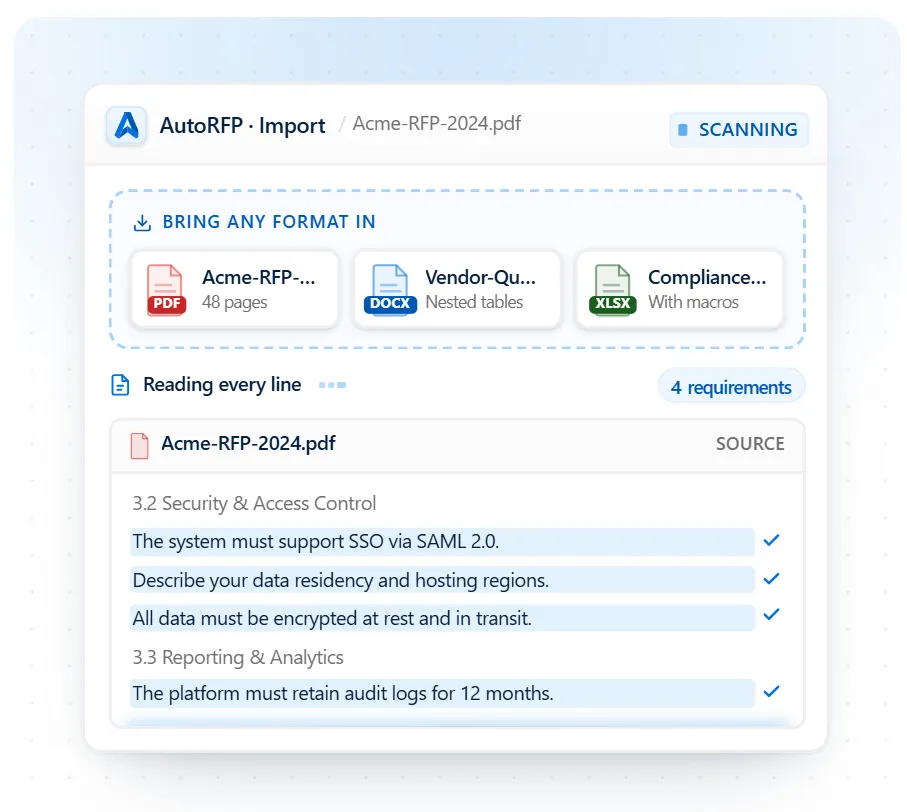 AutoRFP.ai DDQ and complex document automation for ILPA templates
