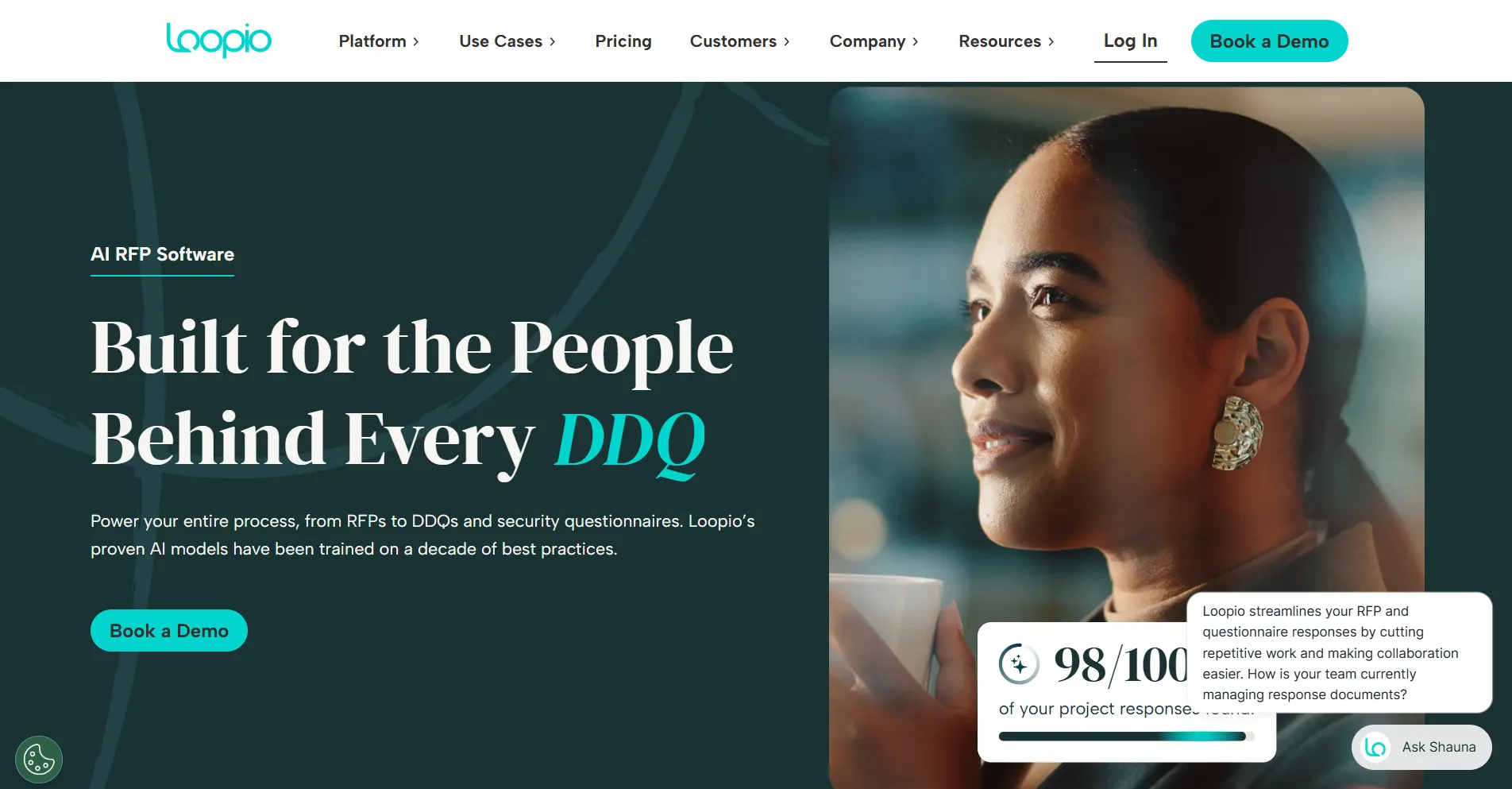 Loopio content library and automated answers platform