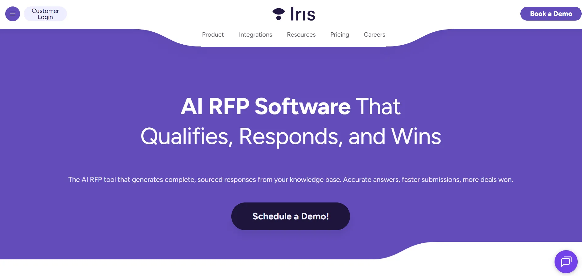 Iris enterprise and public-sector RFP workflow platform