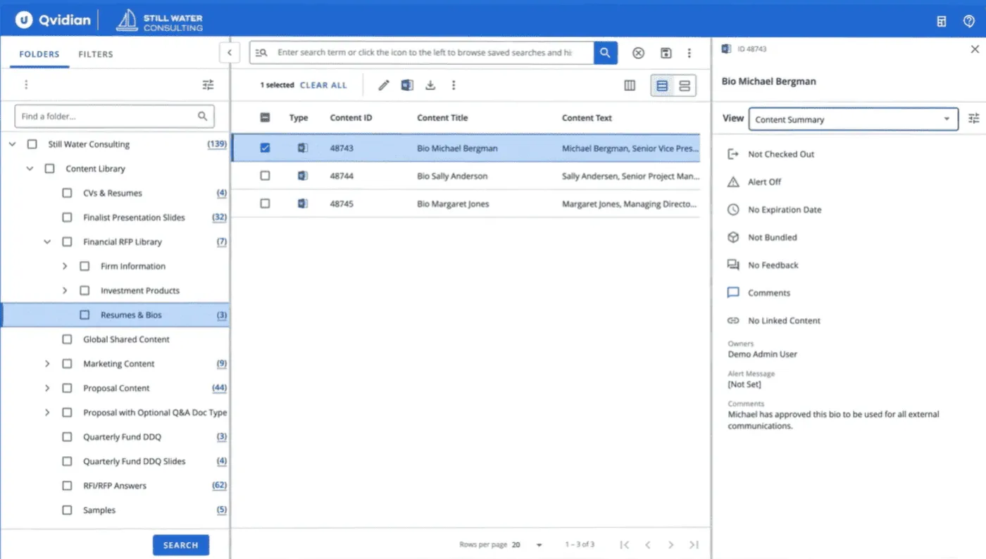 Central Content Library & Template Management