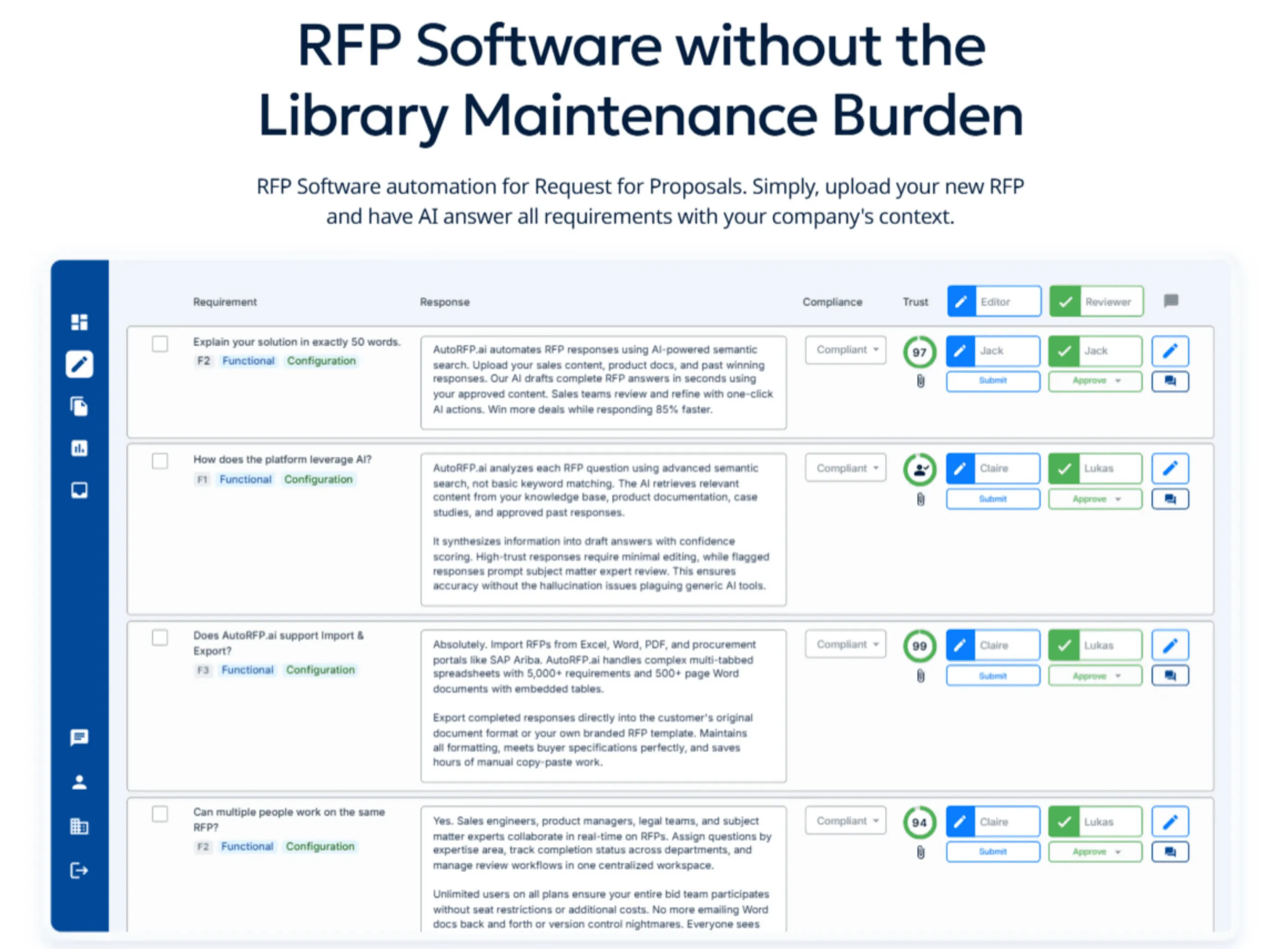 AutoRFP.ai RFP response platform