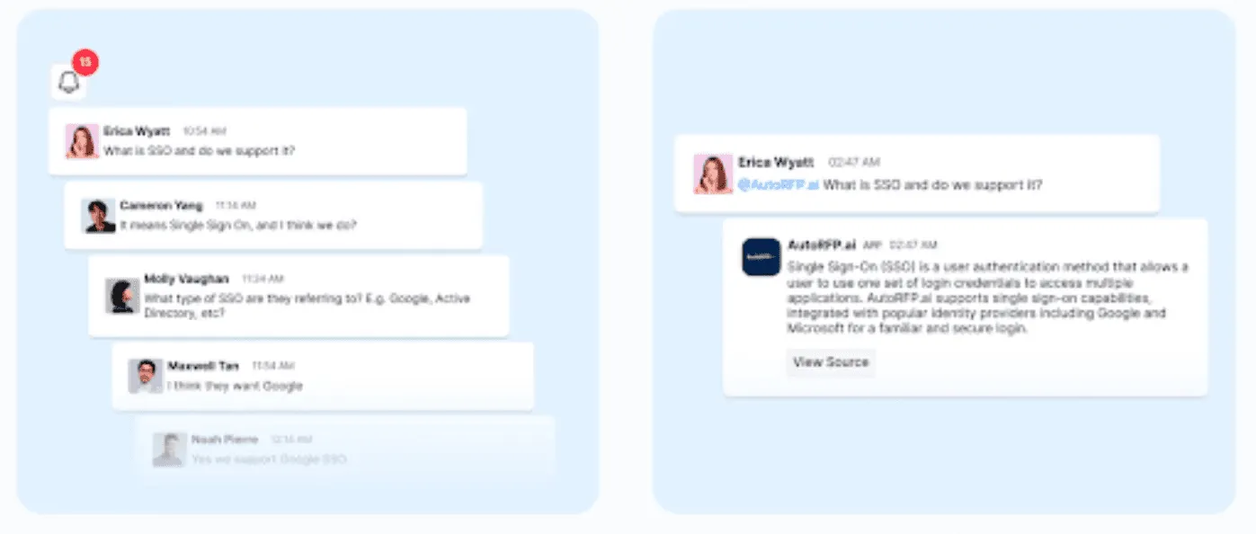 AI Q&A bot can pull a source-grounded answer in seconds