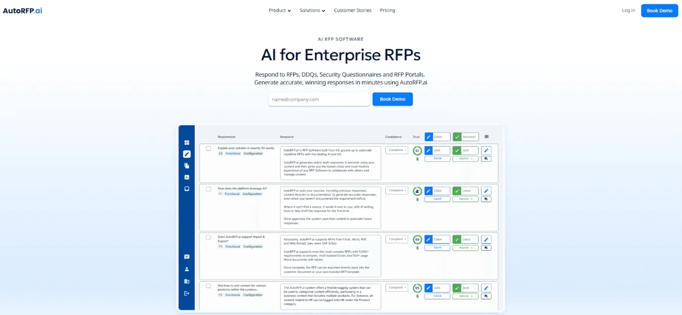 AutoRFP.ai: Best for High-Volume Tender Automation With Semantic Search and Exact-Format Export