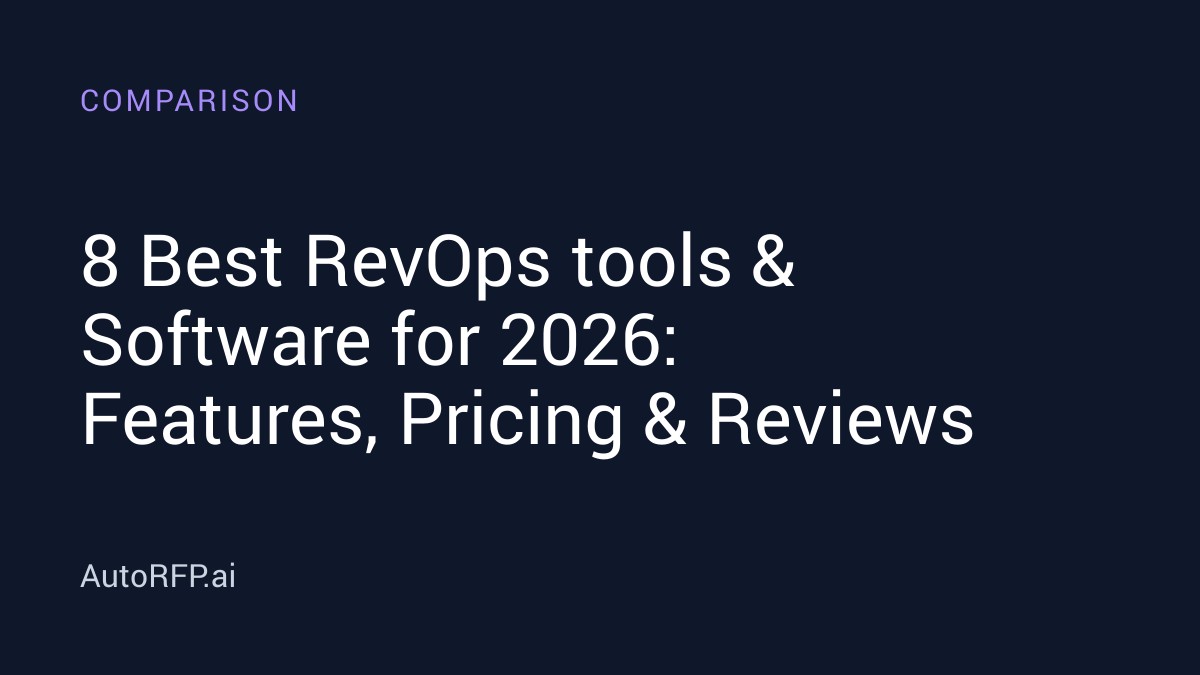 8 Best RevOps tools & Software for 2026: Features, Pricing & Reviews ...